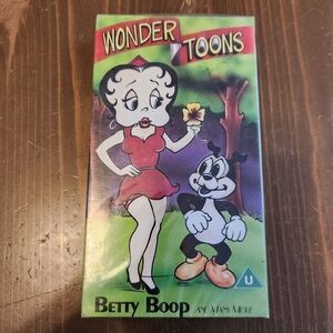 Vtg Sealed Betty Boop - Wonder Tunes VHS - Betty Boop and Many More NEW RARE!